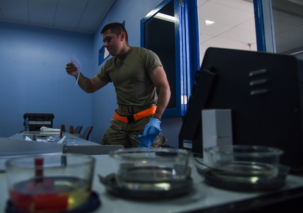 Non-destructive Inspection Airman chips in to keep Cope West 23 going
