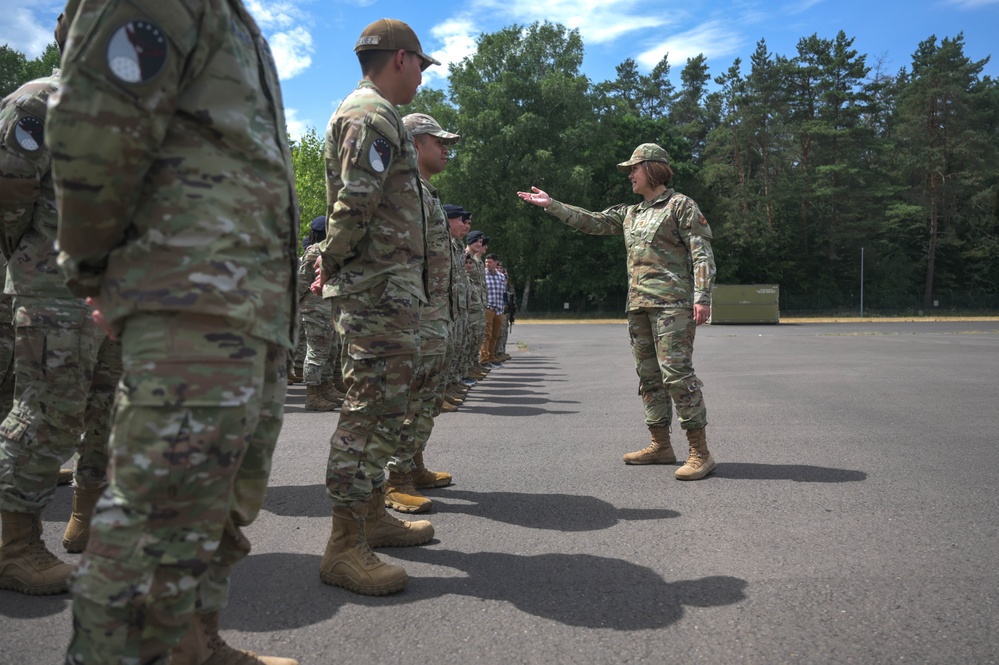 CMSAF visits the 569th USFPS at Kapaun Air Station