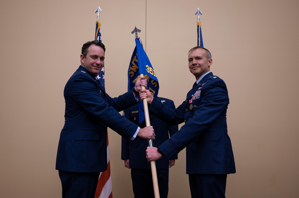 351st SWTS welcomes Maj. Levi Cass as the new commander