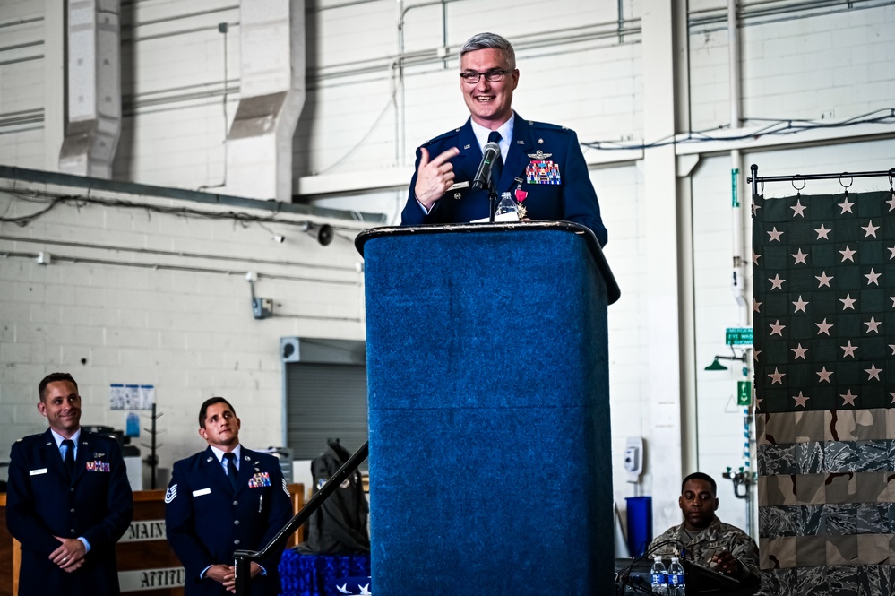 305th AMW Vice Commander Retirement Ceremony