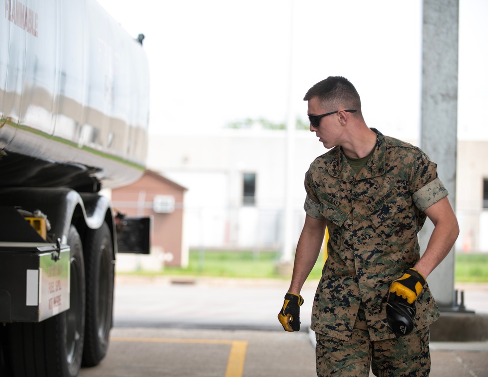 Marines Refuel a C-130 Hercules