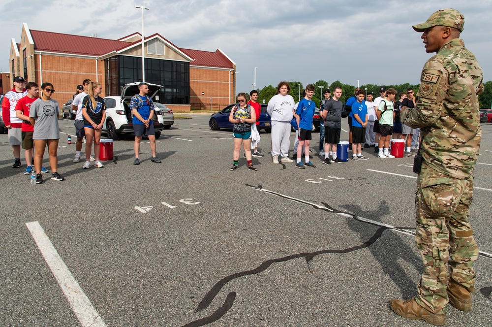 Team Dover showcases TALN to Air Force Junior ROTC cadets