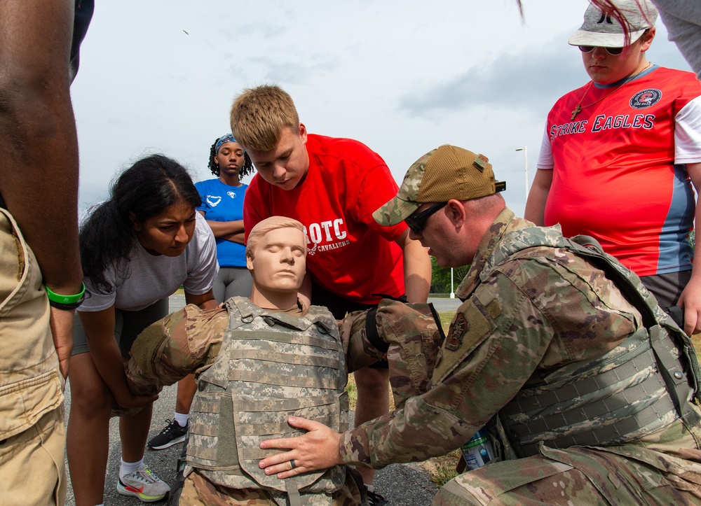 Team Dover showcases TALN to Air Force Junior ROTC cadets