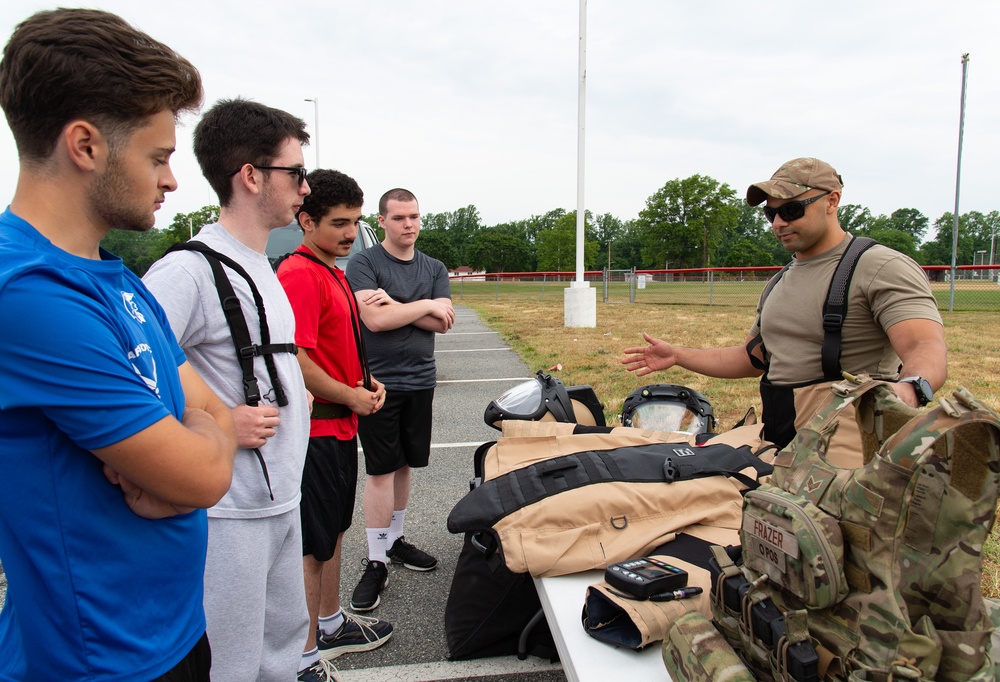 Team Dover showcases TALN to Air Force Junior ROTC cadets