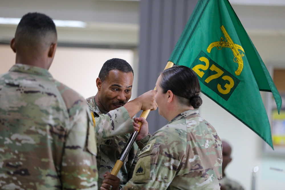 273rd Military Police Company Change Of Responsibility Ceremony