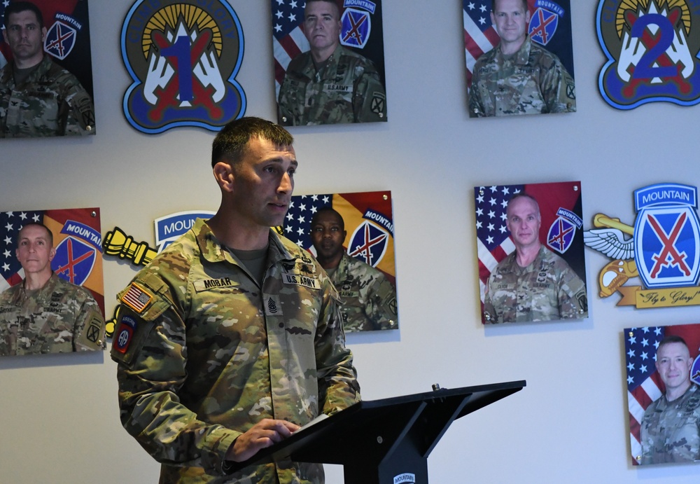 Fort Drum officials name conference room after first 10th Mountain Division Soldier to report for duty