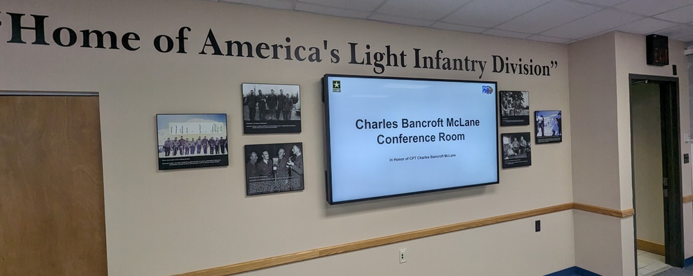 Fort Drum officials name conference room after first 10th Mountain Division Soldier to report for duty