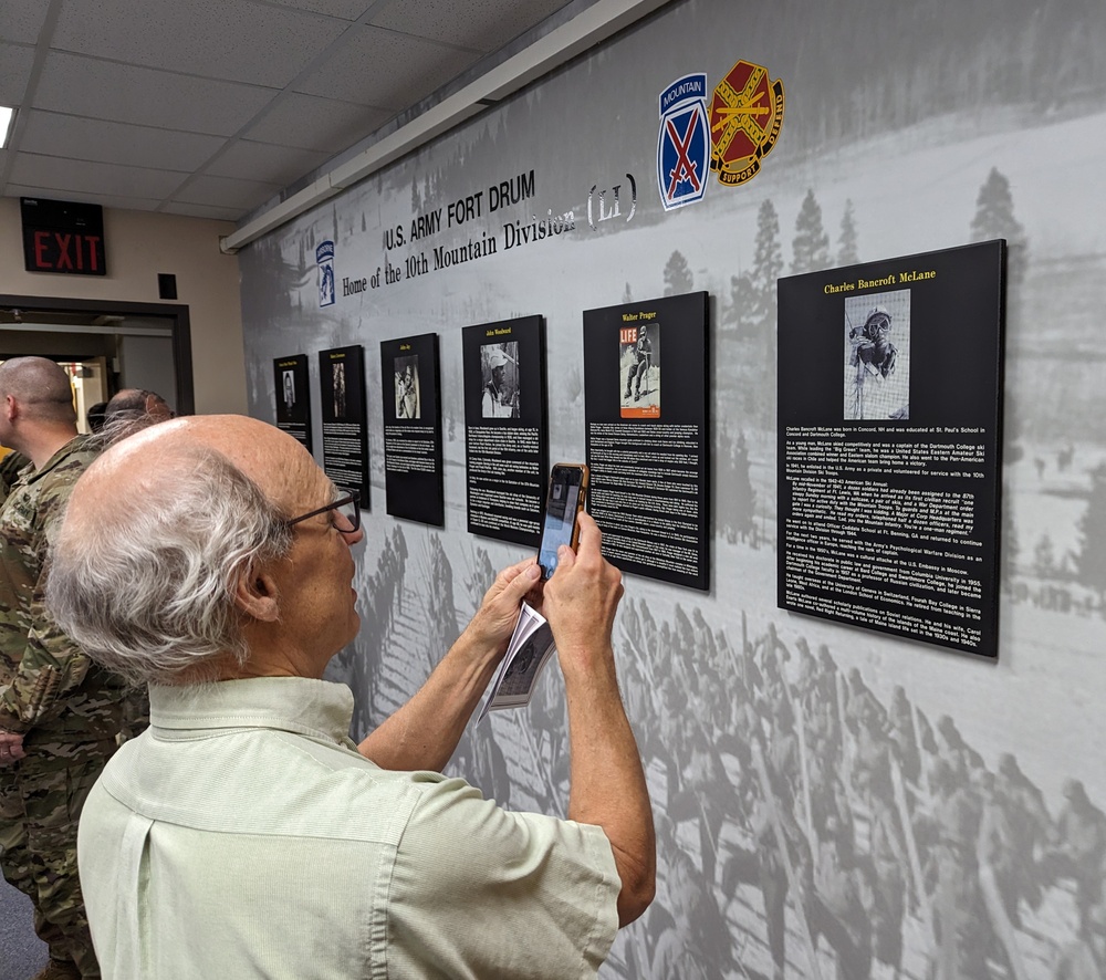 Fort Drum officials name conference room after first 10th Mountain Division Soldier to report for duty