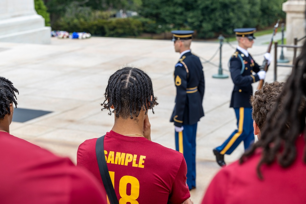 3d US Infantry Regiment (The Old Guard) host the Washington Commanders