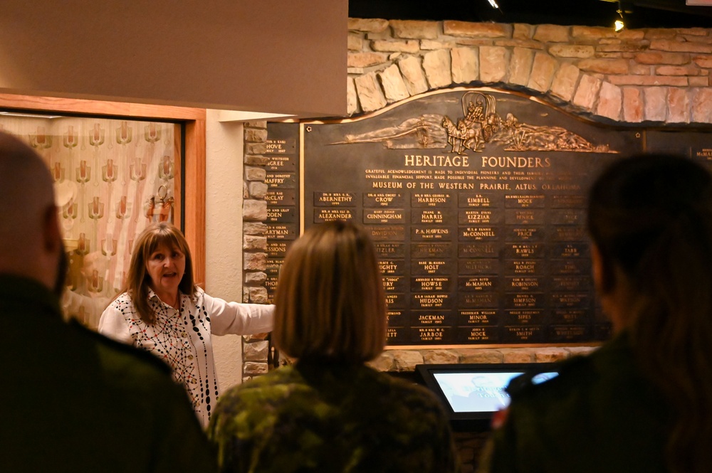 Canadian students learn more about Southwestern Oklahoma culture