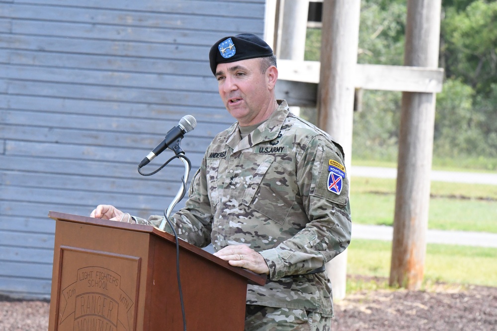 Fort Drum’s Light Fighters School dedicated to honor WWII hero from 10th Mountain Division