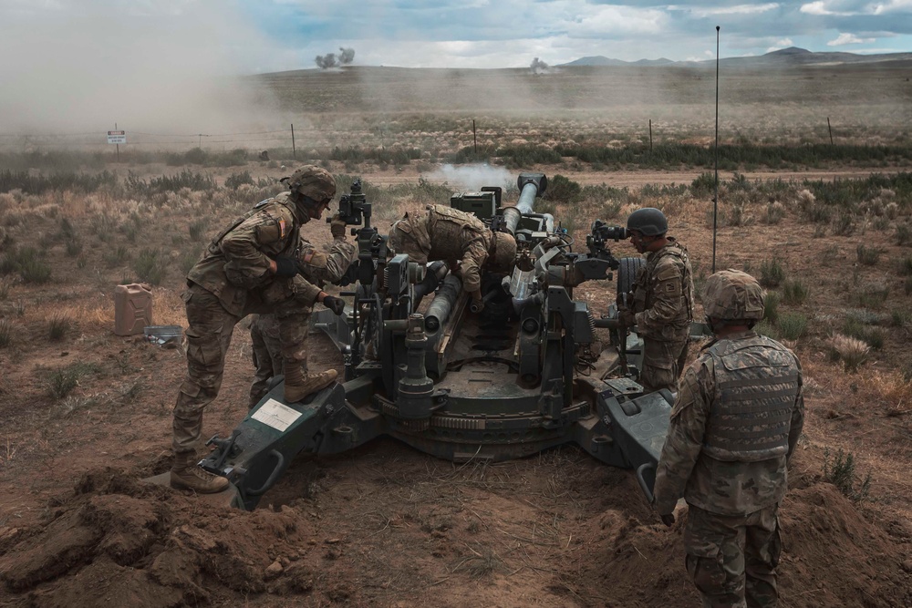 Going Out With a Bang: WA National Guard field artillery battalion wraps up annual training with direct fire range