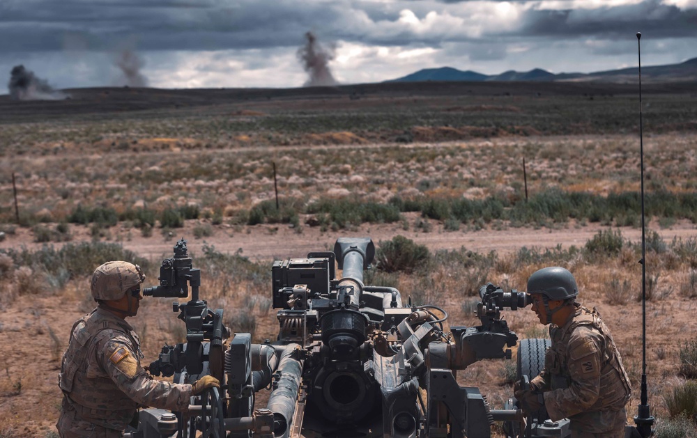 Going Out With a Bang: WA National Guard field artillery battalion wraps up annual training with direct fire range