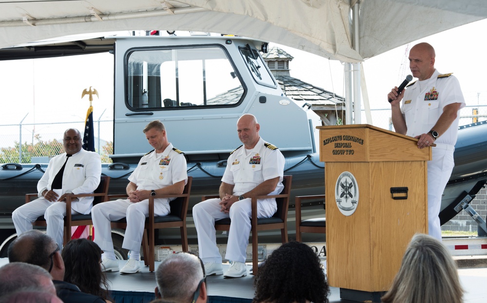 EODGRU 2 Holds Change of Command Ceremony