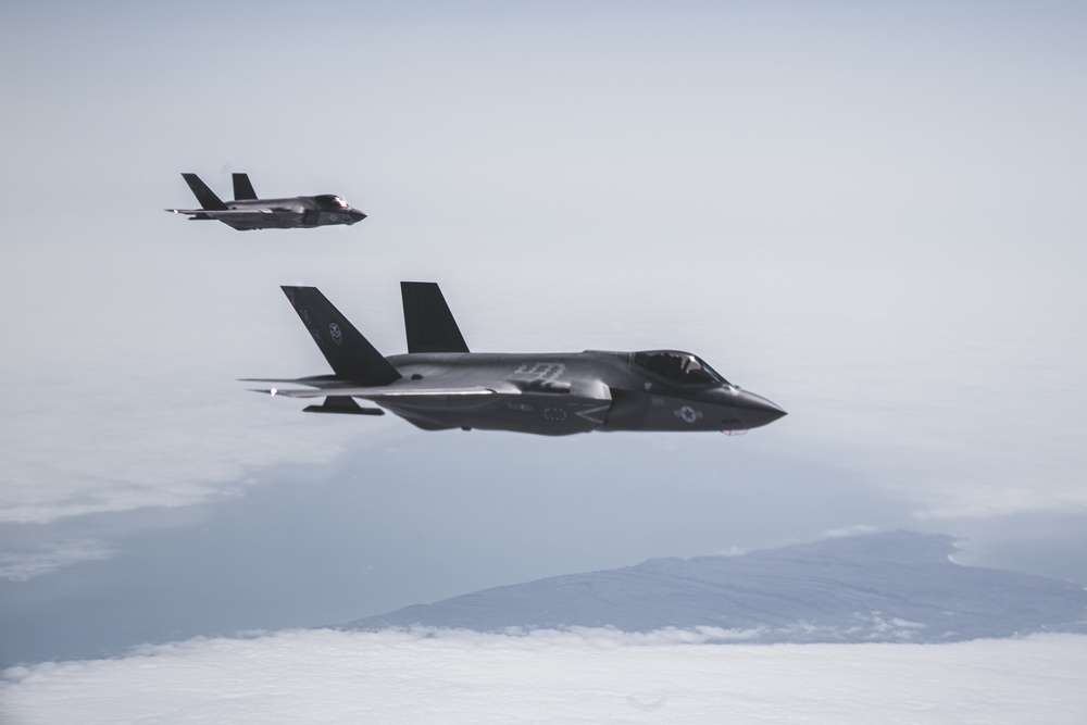 Marine F-35Cs Fly Across the Pacific