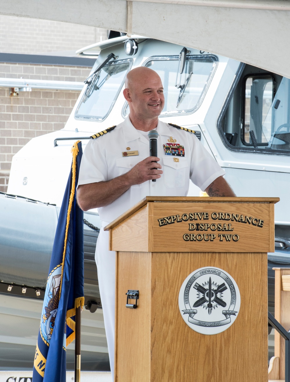 EODGRU 2 Holds Change of Command Ceremony