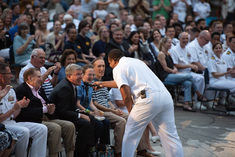 The Navy Band performs a Concert on the Avenue at the U.S. Navy Memorial