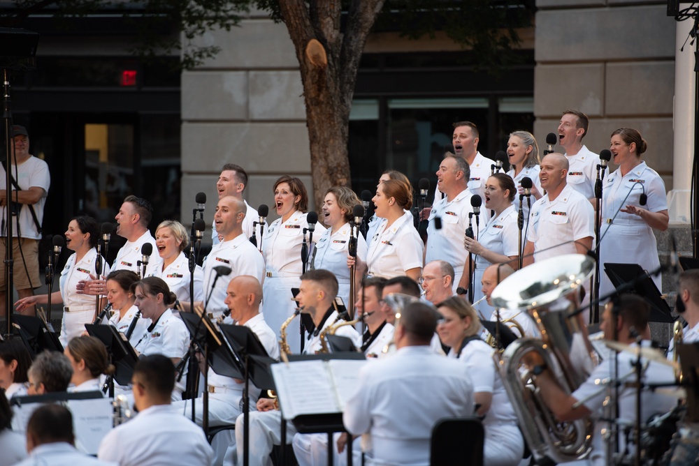 The Navy Band performs a Concert on the Avenue at the U.S. Navy Memorial