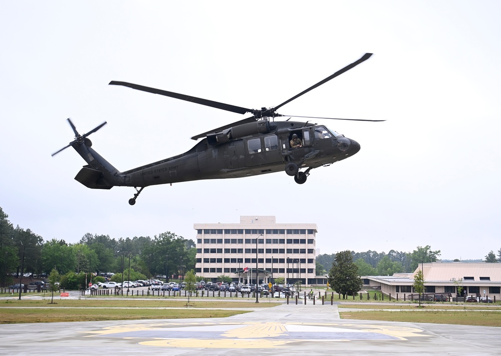 USAJFKSWCS Campus Welcomes First Helicopter Landing