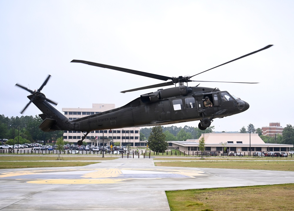 USAJFKSWCS Campus Welcomes First Helicopter Landing