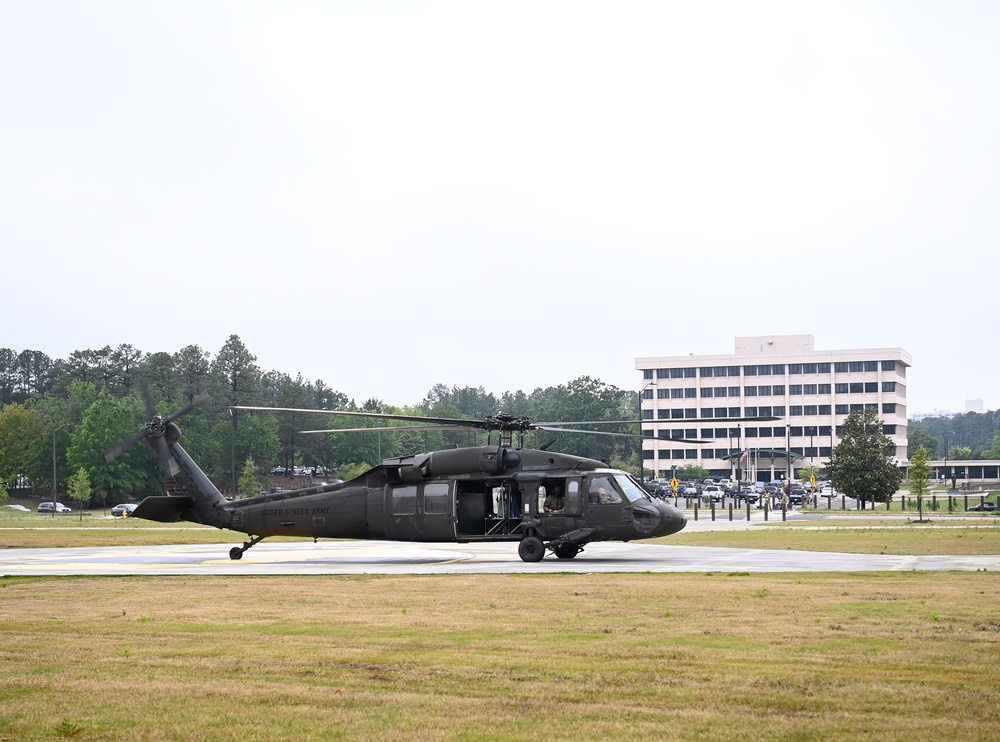 USAJFKSWCS Campus Welcomes First Helicopter Landing