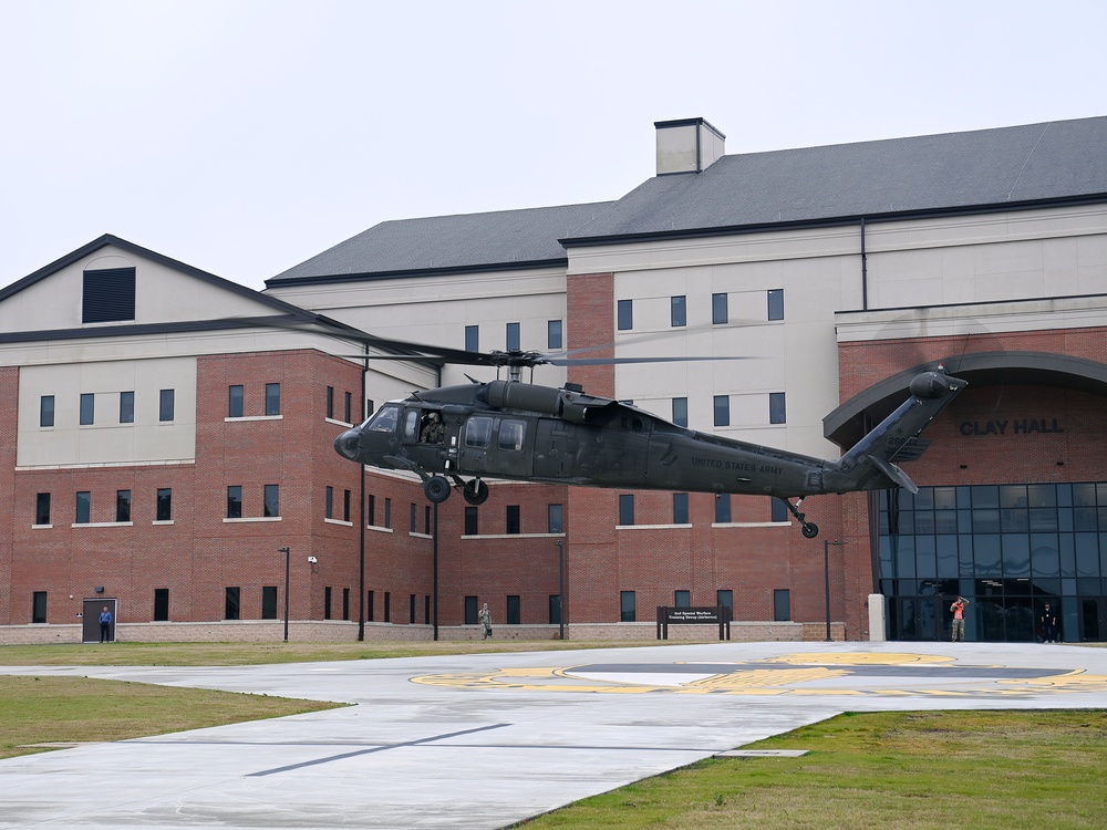 USAJFKSWCS Campus Welcomes First Helicopter Landing