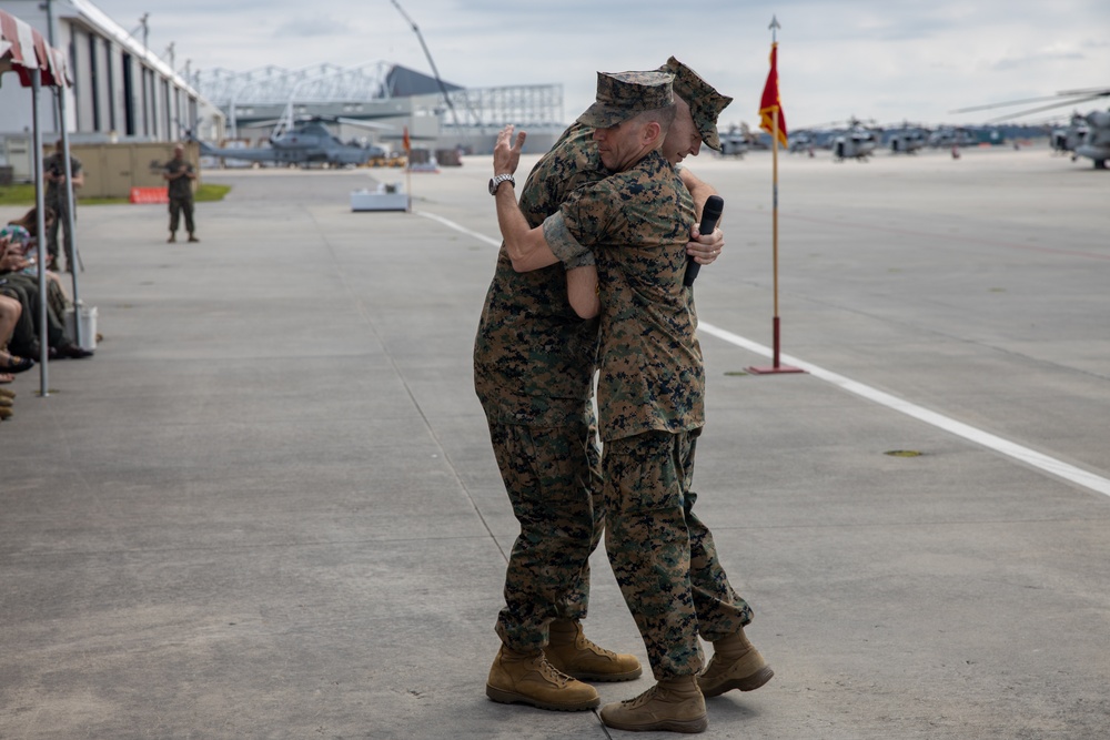 Marine Aircraft Group 29 change of command ceremony