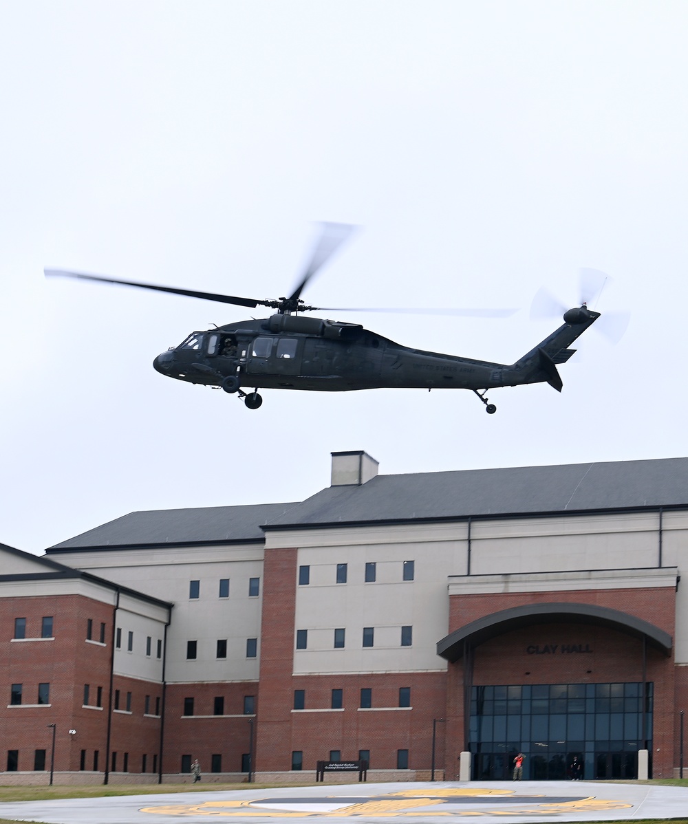 USAJFKSWCS Campus Welcomes First Helicopter Landing