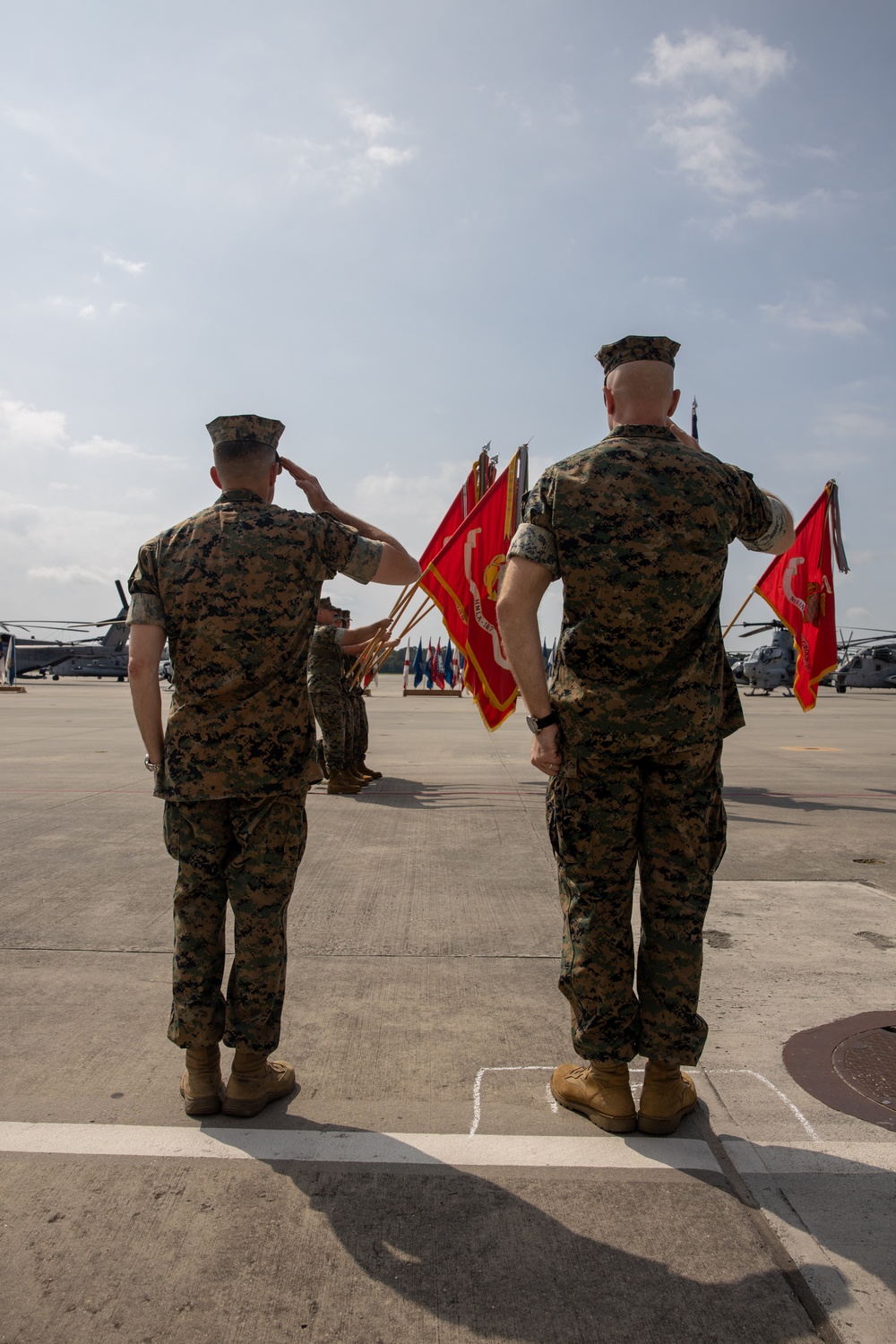 Marine Aircraft Group 29 change of command ceremony