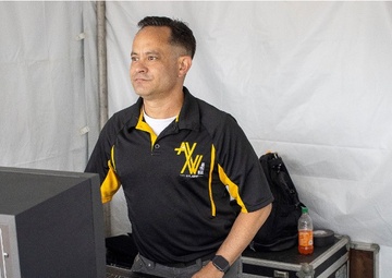 Army Rock Band Audio and Visual Engineer preparing for Fourth Degree