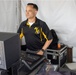 Army Rock Band Audio and Visual Engineer preparing for Fourth Degree