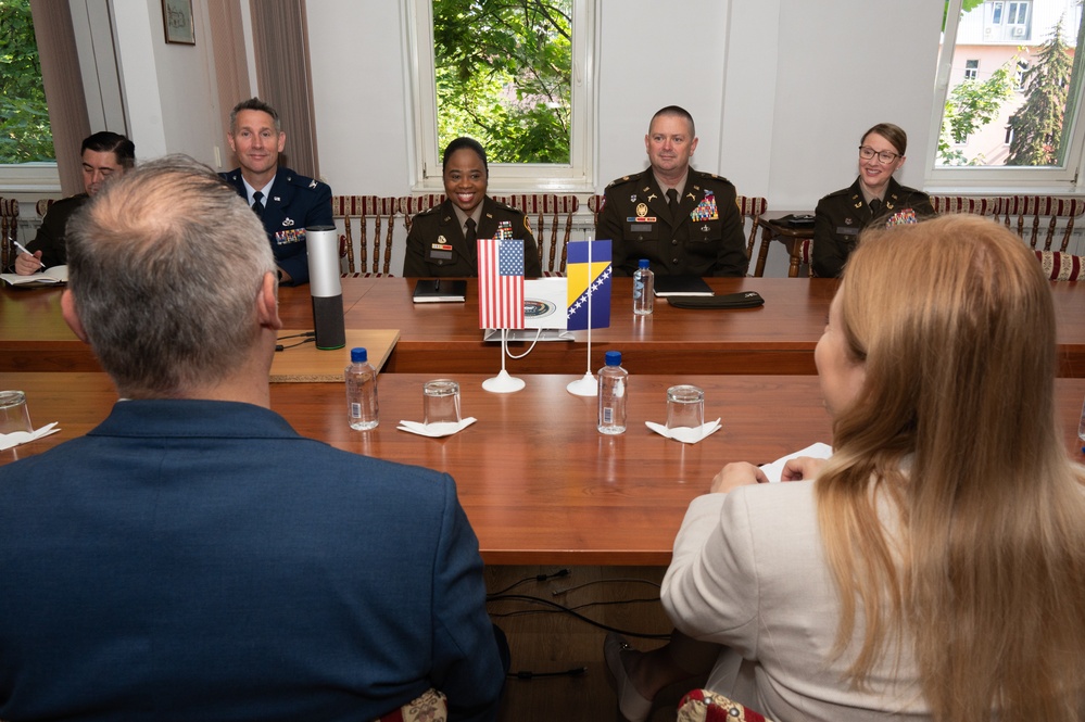 U.S. Army Maj. Gen. Janeen L. Birckhead visits Bosnia and Herzegovina