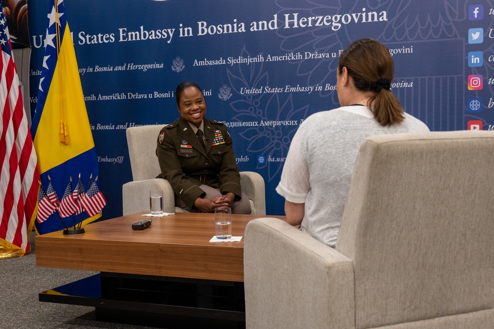 U.S. Army Maj. Gen. Janeen L. Birckhead visits Bosnia and Herzegovina