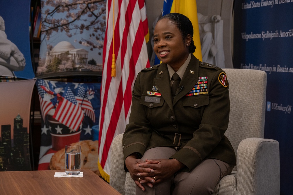 U.S. Army Maj. Gen. Janeen L. Birckhead visits Bosnia and Herzegovina