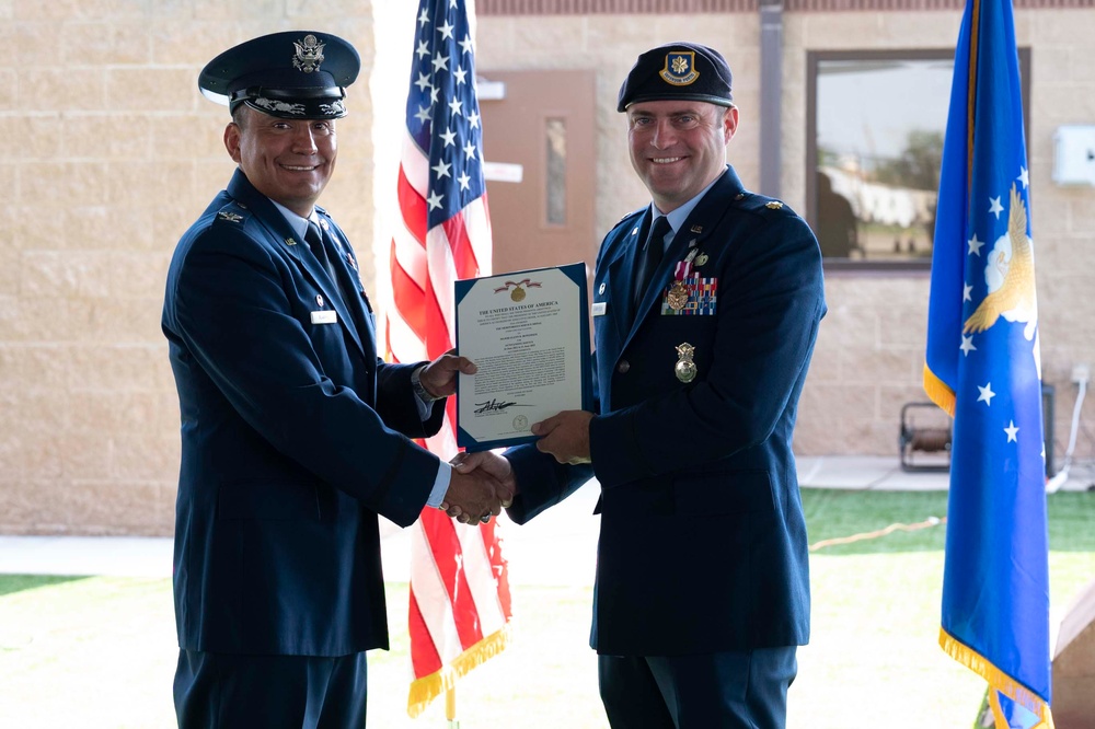 49th Security Forces Squadron hosts change of command ceremony