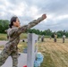 Army Reserve Sgt. Christine Won practices grenade throwing