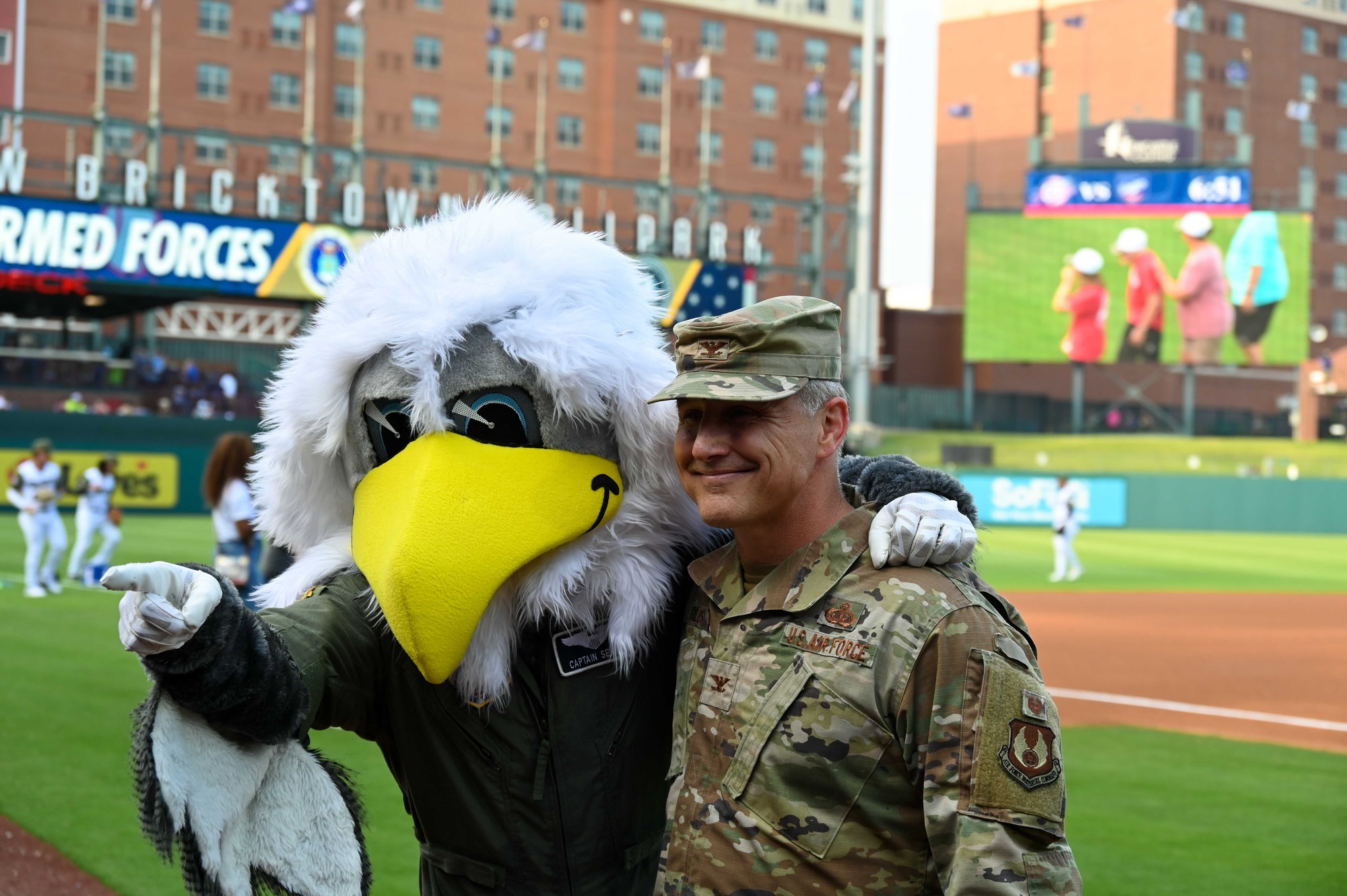 DVIDS - Images - Team Tinker stars at OKC Dodgers Salute to Armed Forces  game [Image 5 of 5]
