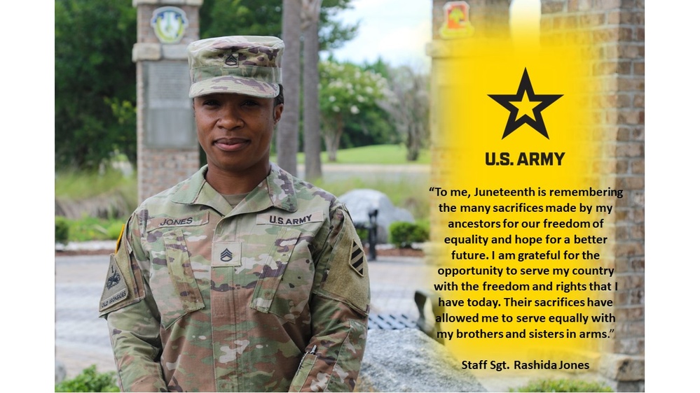 Staff Sgt. Rashida Jones Juneteenth