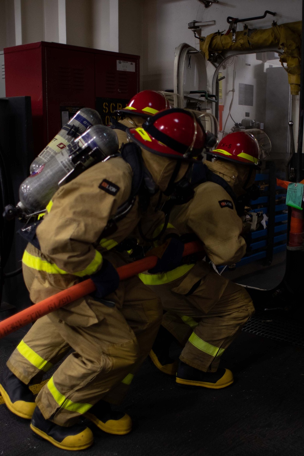 USS Tripoli Passes Major Fire Drill