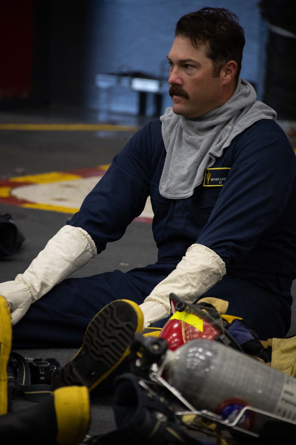 USS Tripoli Passes Major Fire Drill