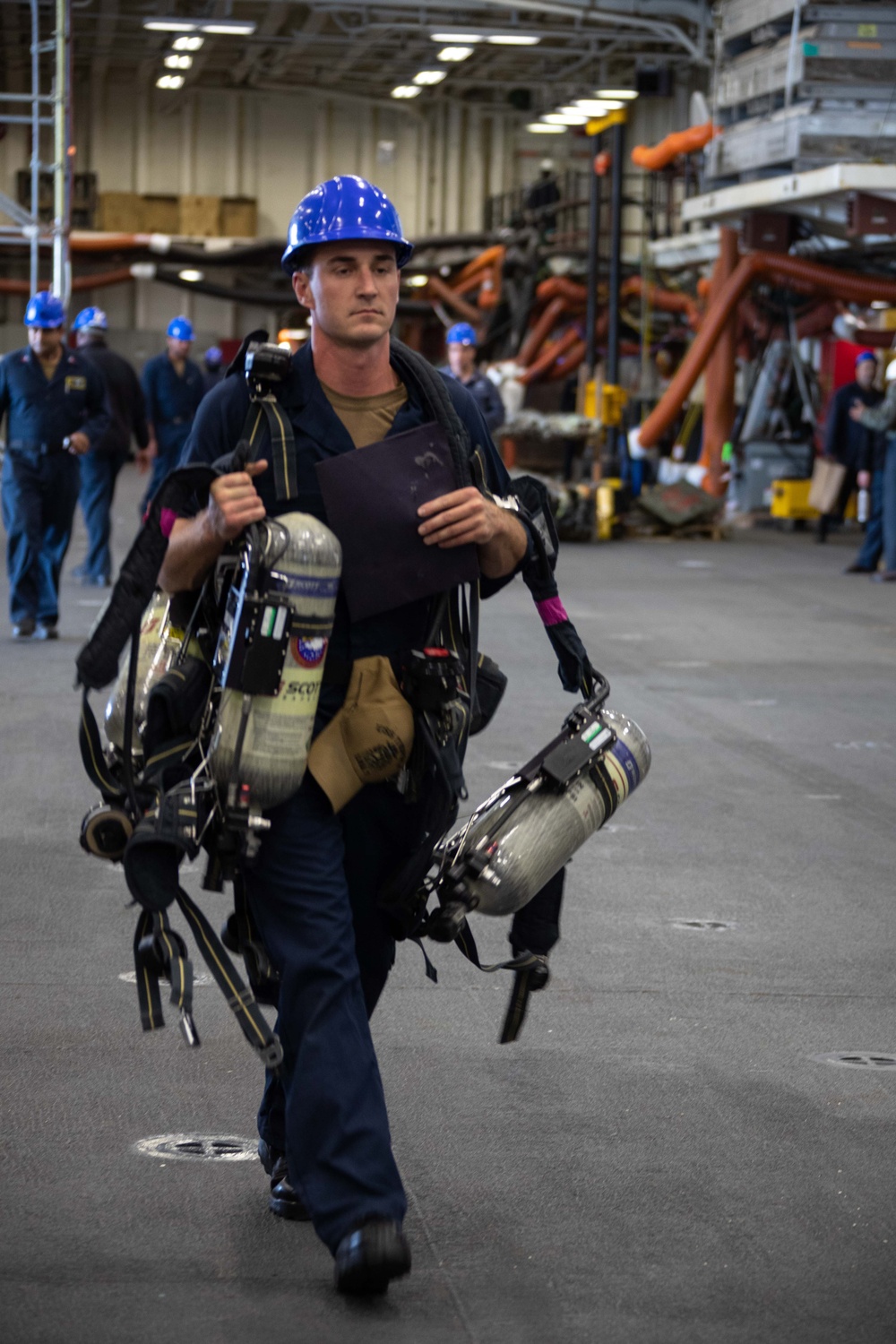 USS Tripoli Passes Major Fire Drill