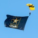 Soldiers from the Golden Knights, the U.S. Army’s official parachuting team, performs an airborne demonstration for Soldiers with 10th Mountain Division and members of the surronding communities, during Mountainfest 2023.