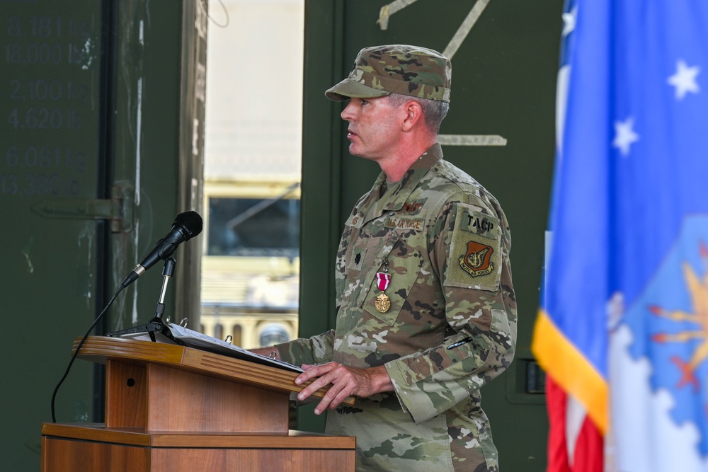 25th ASOS Change of Command