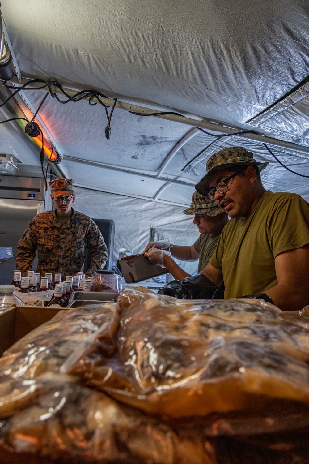 MTX 4-23: Marines with 4th Marine Division provide logistics support for MTX at Mountain Warfare Training Center