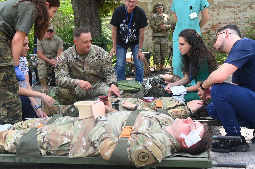 U.S., Bulgaria Military Forces Collaborate in Subject-Matter Exchange During Thracian Sentry 2023