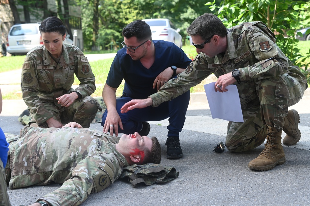 U.S., Bulgaria Military Forces Collaborate in Subject-Matter Exchange During Thracian Sentry 2023