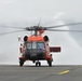 Coast Guard Air Station Kodiak commanding officer receives water salute