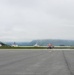 Coast Guard Air Station Kodiak commanding officer receives water salute