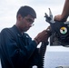 Sailors Aboard USS John Finn (DDG 113) Conduct Ammo Upload