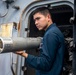 Sailors Aboard USS John Finn (DDG 113) Conduct Ammo Upload